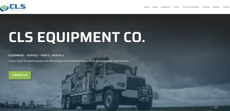 CLS Equipment website