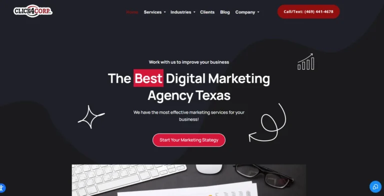 Click 4 Corp website