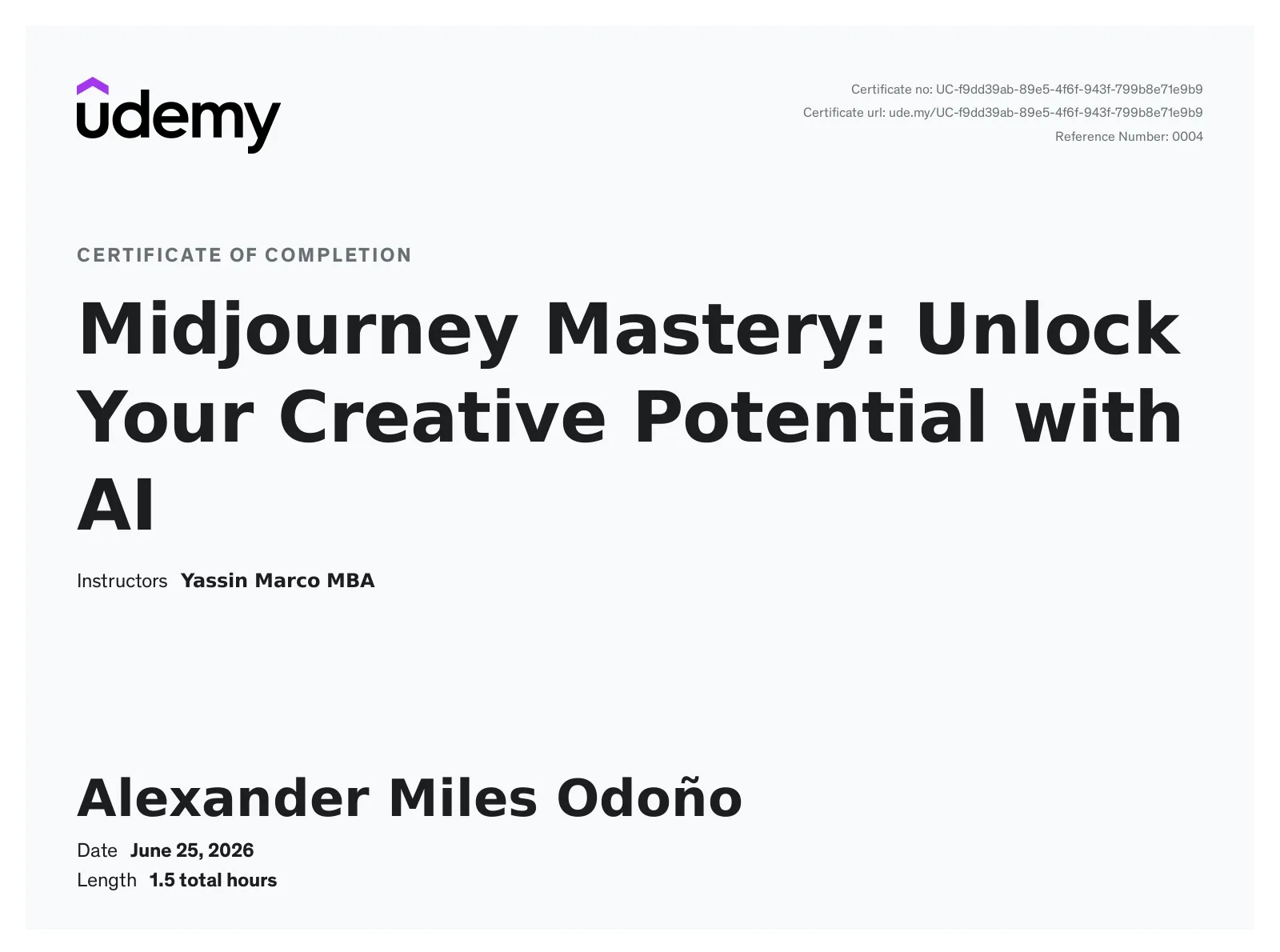 Certification 9