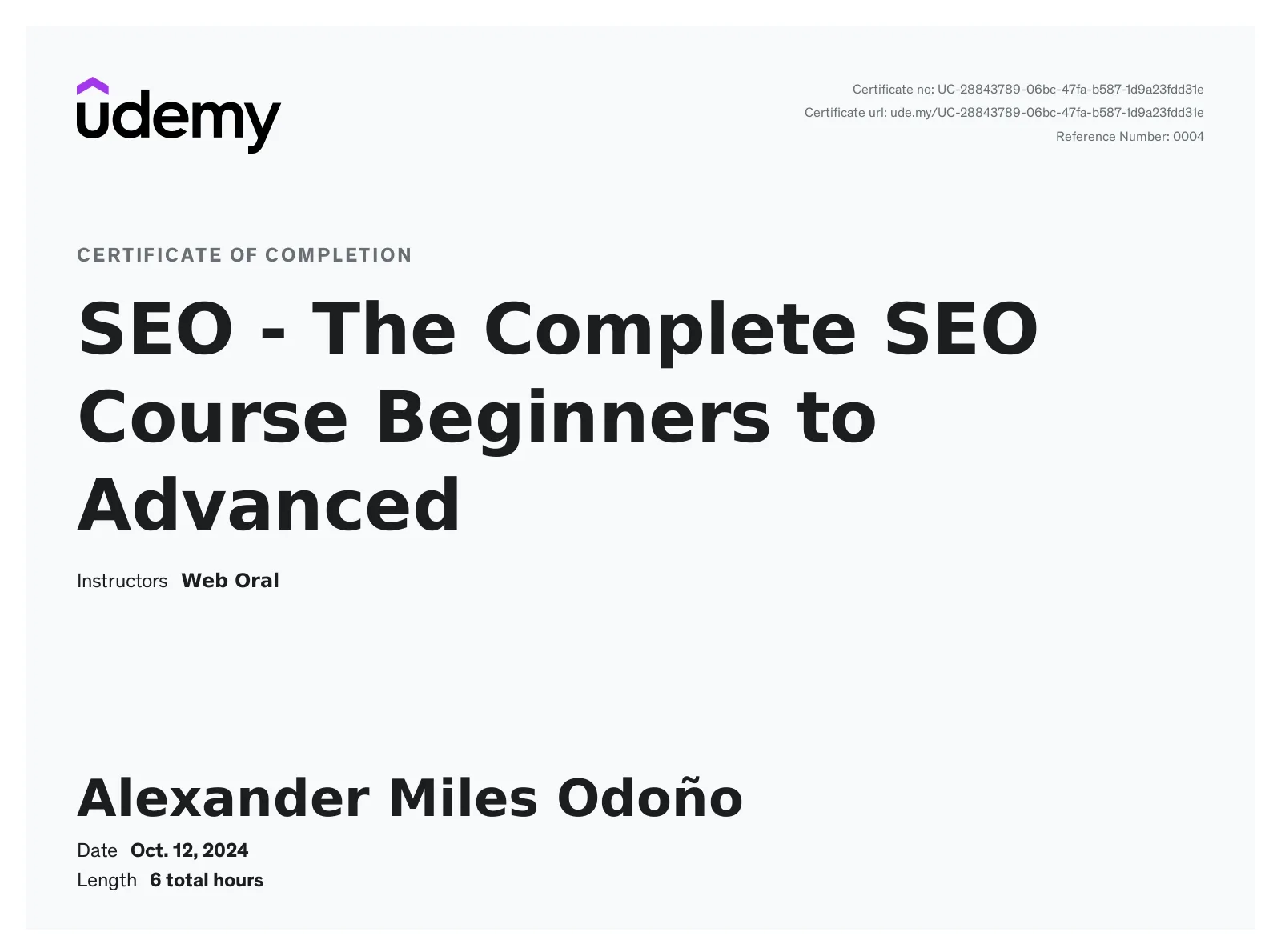 Certification 7
